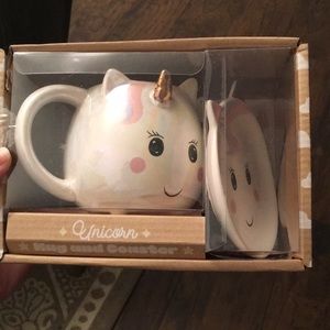 Unicorn Mug and Coaster Set